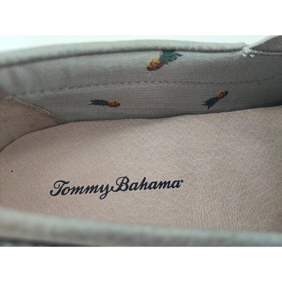 Tommy Bahama Men's Thackery Gray Leather Slip-On Shoes Size 9 US - Picture 9 of 9